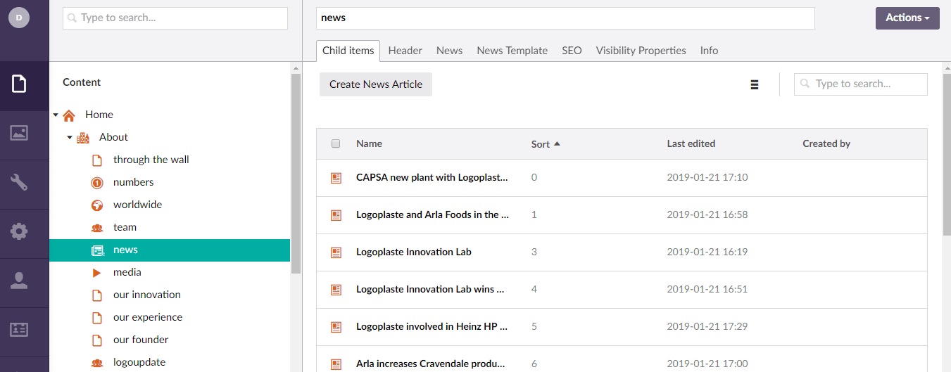 Logoplaste back office