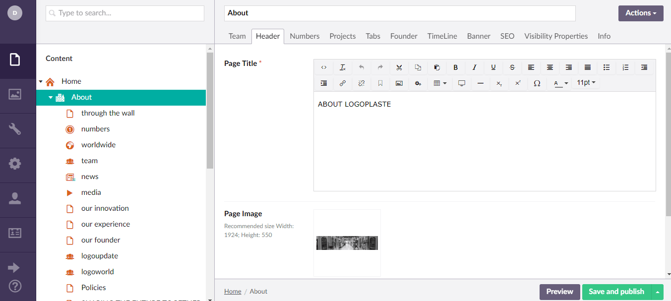 Logoplaste back office 2