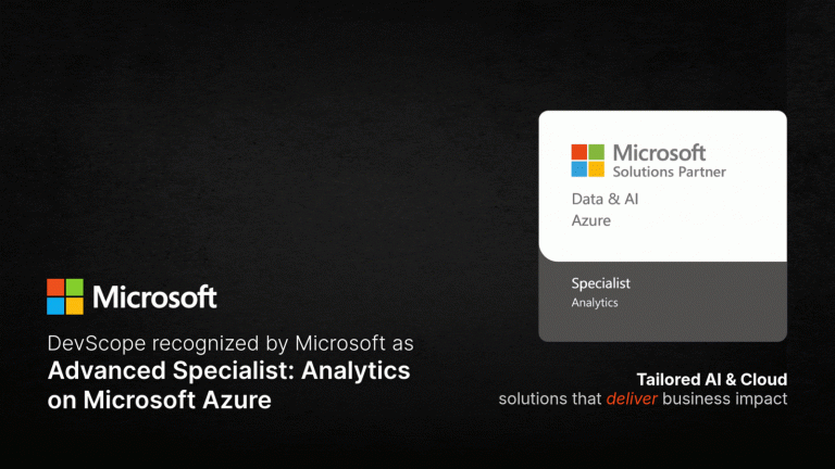 DevScope Earns Analytics on Microsoft Azure Specialization