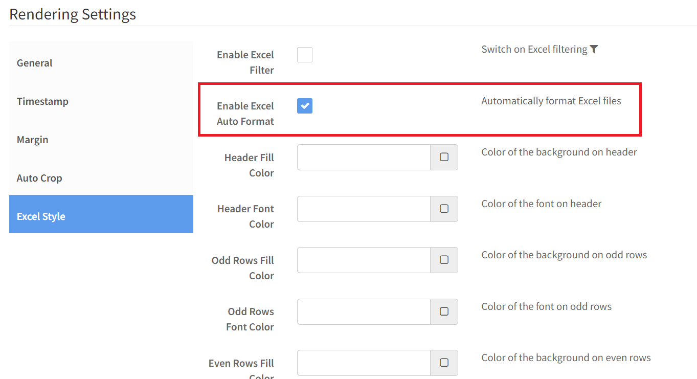 PowerBI Robots 3.3 automatic Excel formatting